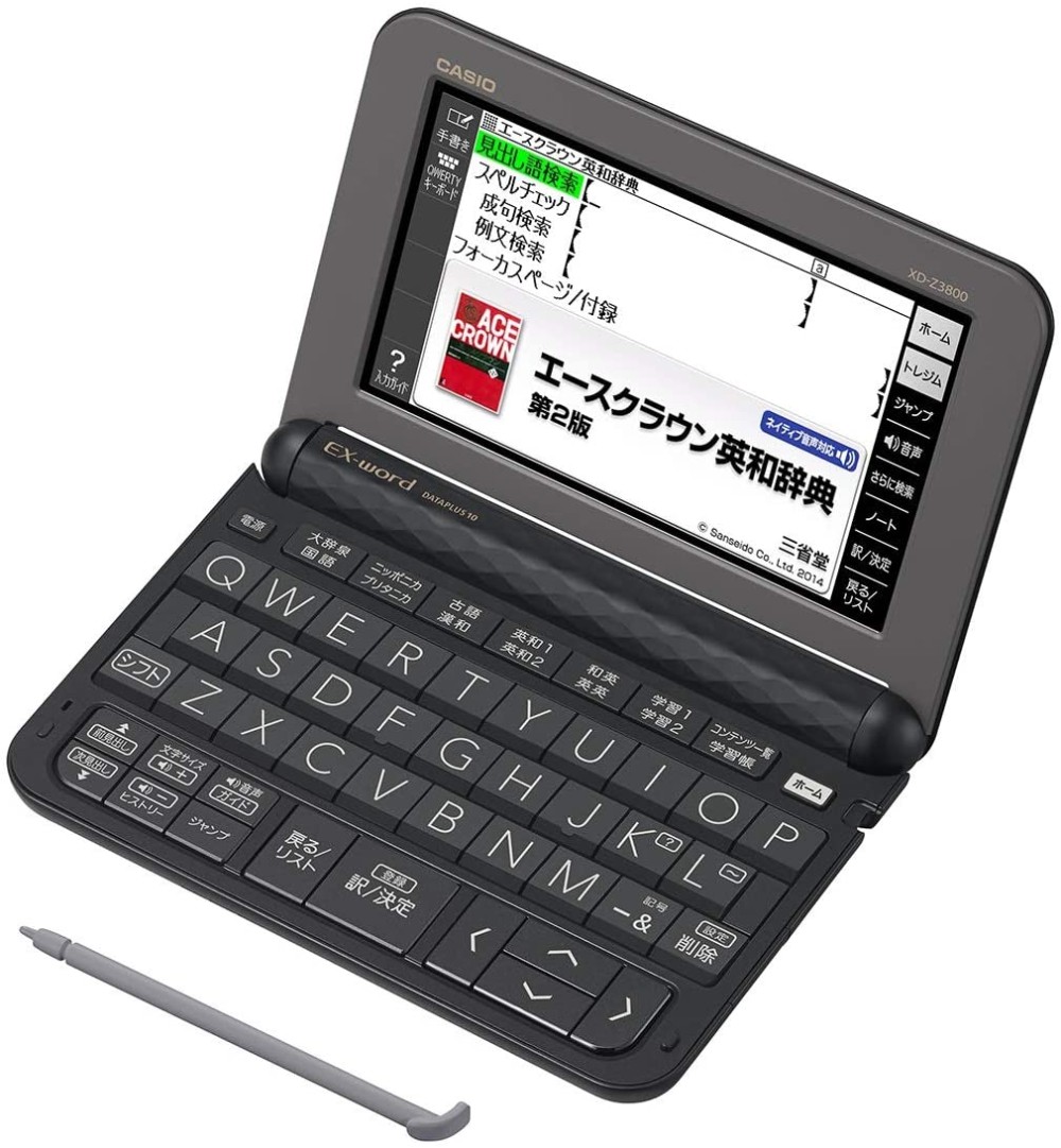 CASIO EX-word XD-Z3800BK Japanese English Electronic Dictionary