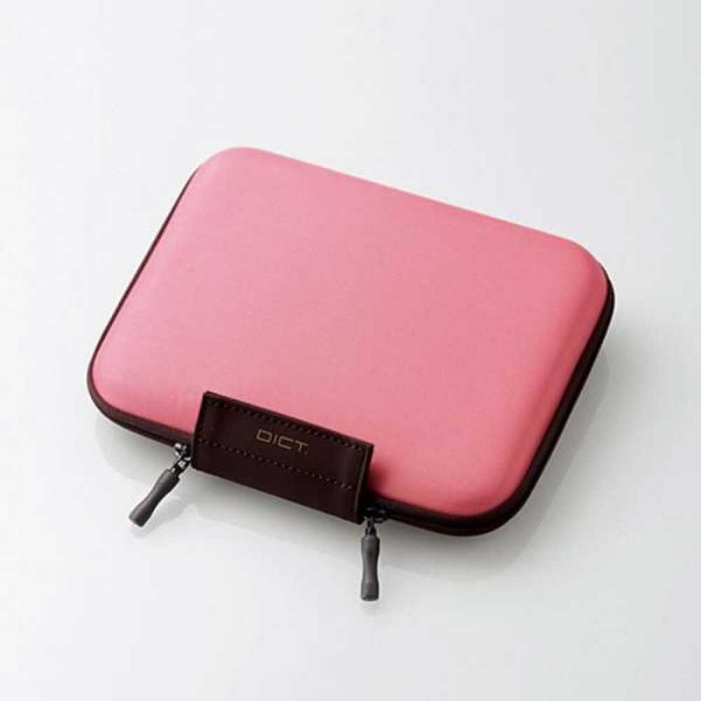 ELECOM DJC-024LPN Semi Hard Type Electronic Dictionary Case Pink
