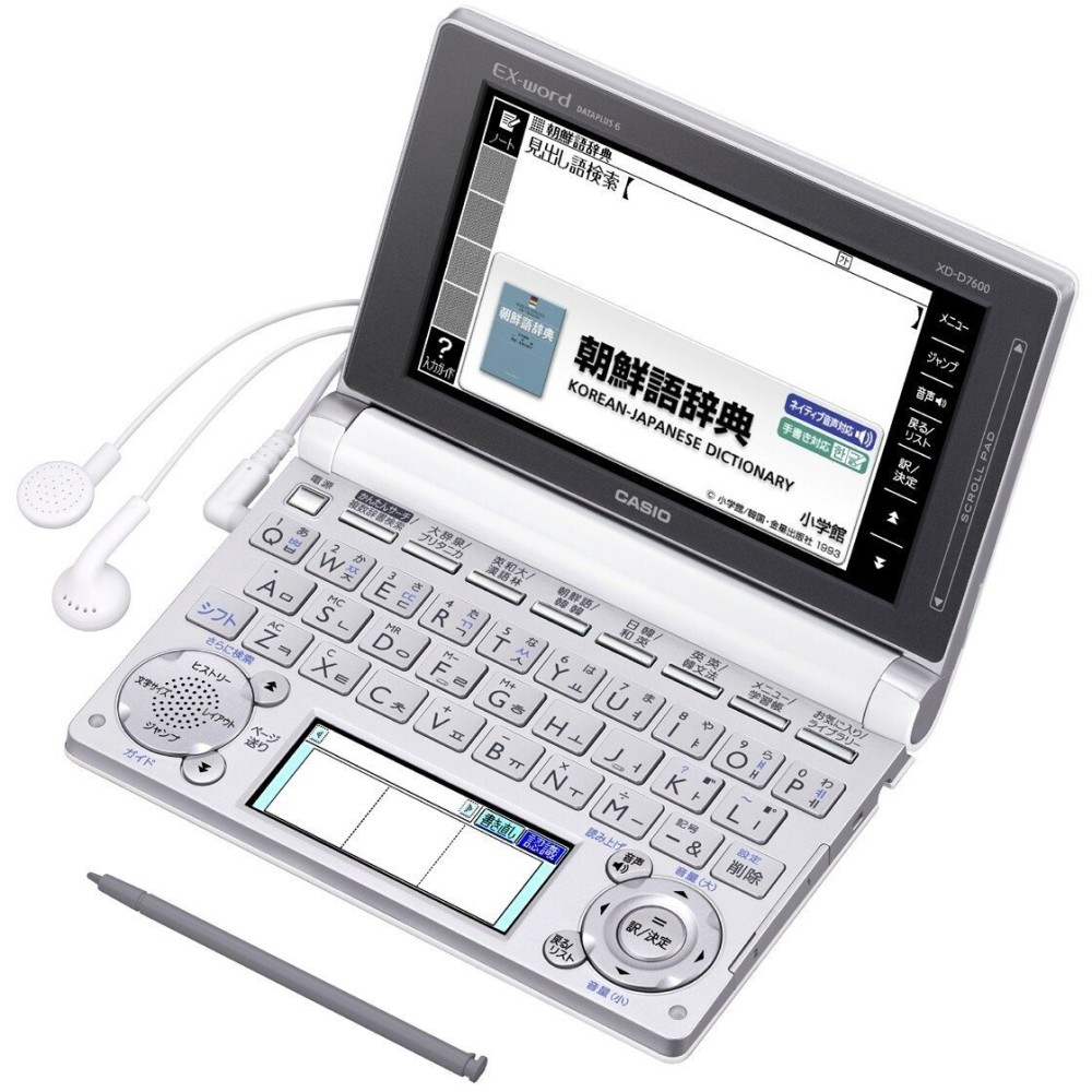 CASIO EX-word XD-D7600 Japanese Korean English Electronic Dictionary