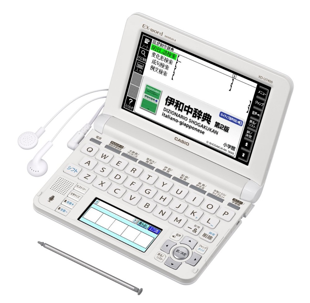 CASIO EX-word XD-U7400 Japanese Italian English Electronic