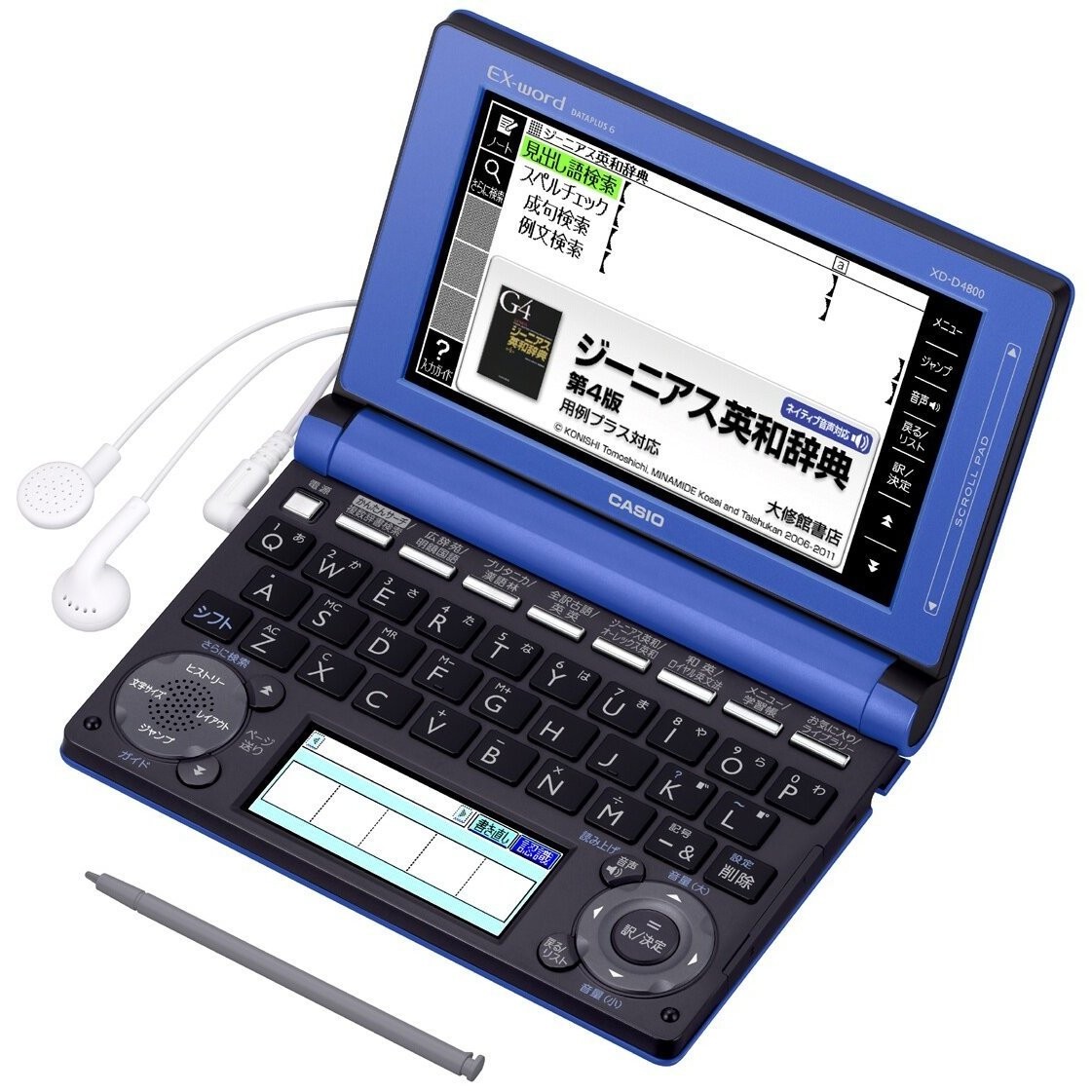CASIO EX-word XD-D4800BU Japanese English Electronic Dictionary
