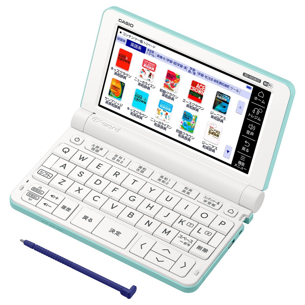 CASIO EX-word XD-SX3810GN Japanese English Electronic Dictionary