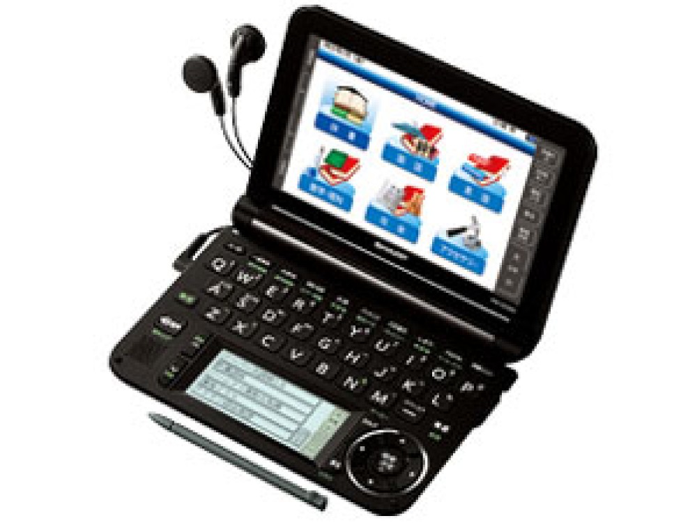 SHARP Brain PW-G5300-B Student Model Japanese English Electronic Dictionary Black