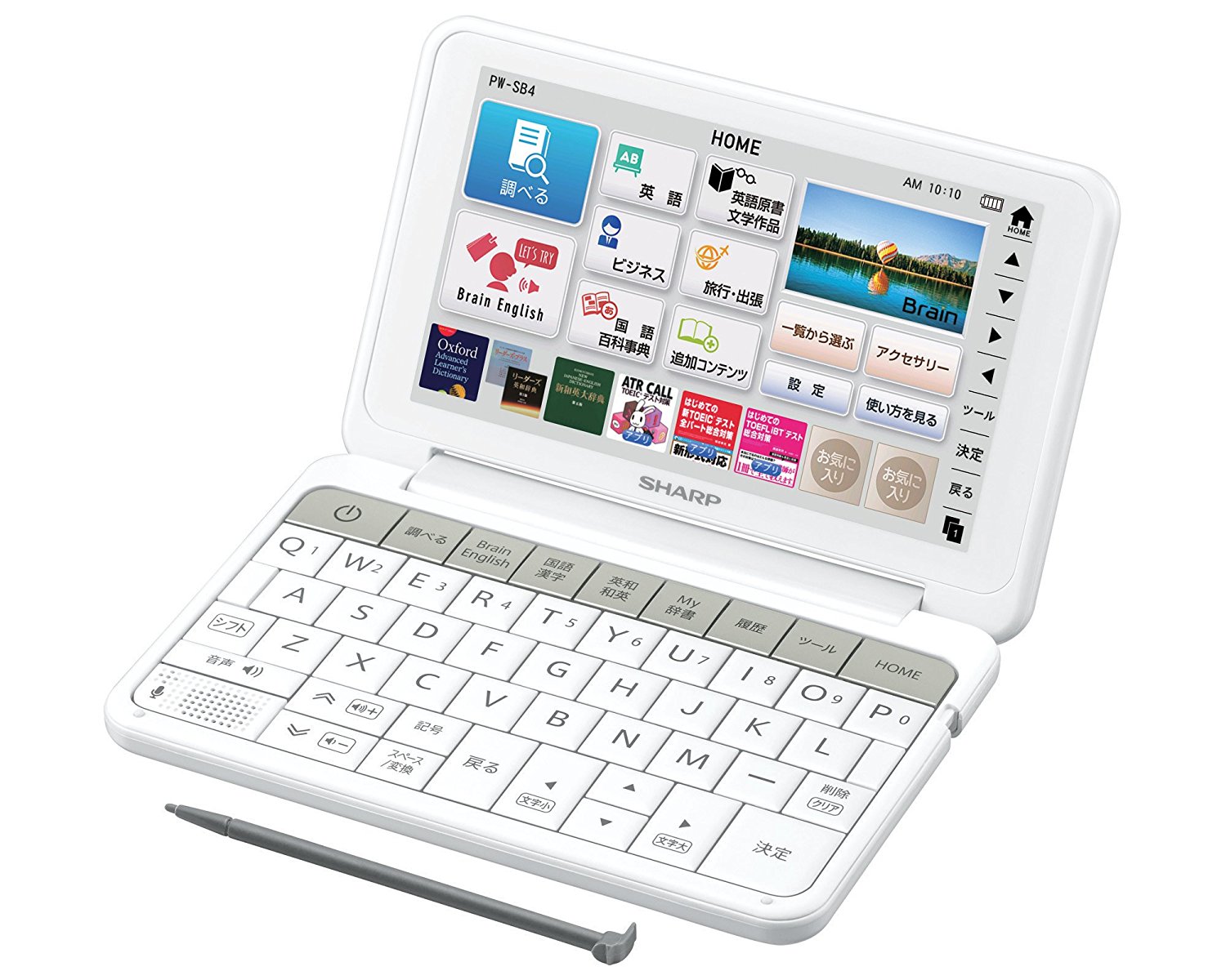 最大10%OFFクーポン Brain SHARP PW-SB4-W Dictionary Electronic English Japanese スマホアクセサリー